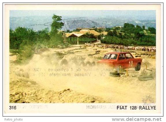 1 Carte éditée Par Americana Munich : Fiat 128 Rallye - Car Racing - F1