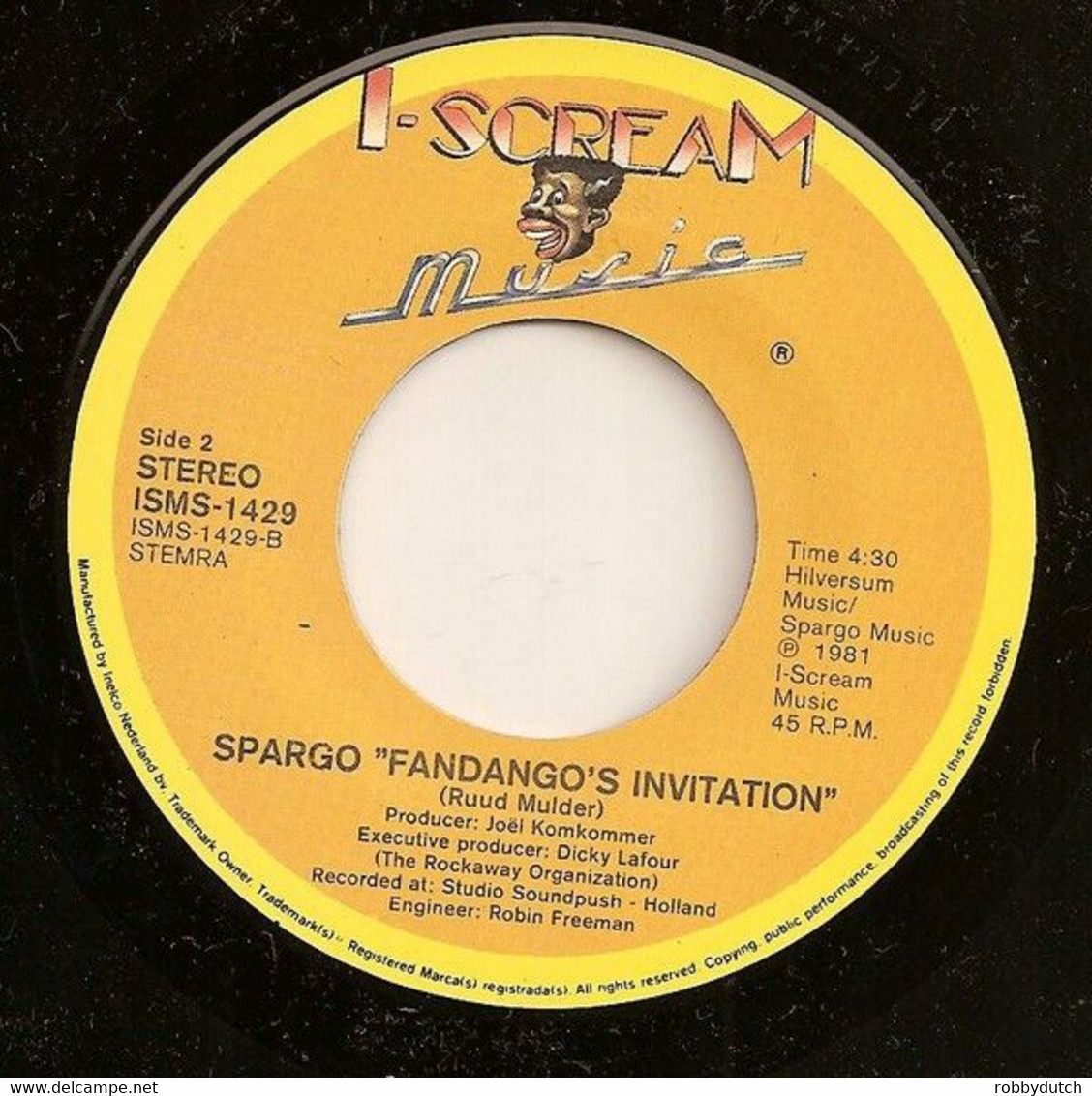 * 7" *  SPARGO - JUST FOR YOU (Holland 1981) - Disco, Pop