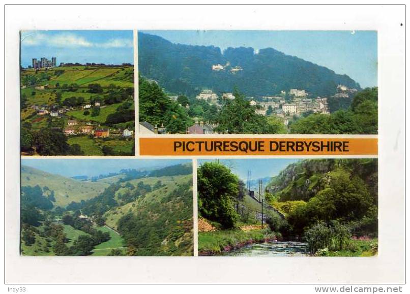 - ANGLETERRE . PICTURESQUE DERBYSHIRE . VUES MULTIPLES . - Derbyshire