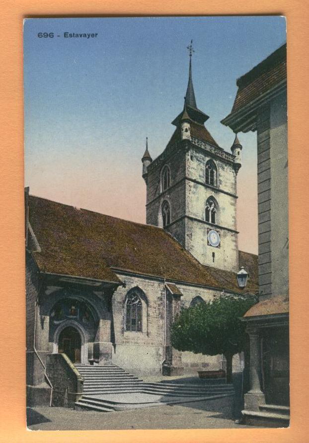 H995 Estavayer-le-Lac, L'Eglise. Société Graphique. - Estavayer