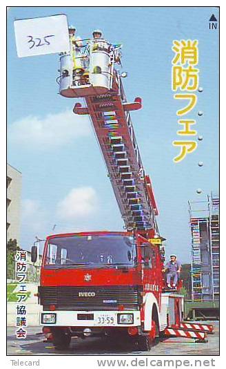 Télécarte JAPON Pompiers Feuerwehr (325) PHONECARD JAPAN * Fire Brigade  Brandweer Brigada De Fuego Vigili Del Fuoco - Feuerwehr