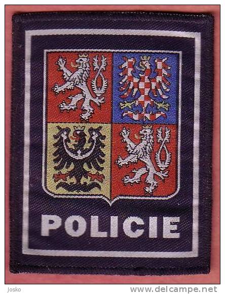 CZECH REPUBLIC POLICE Patch  * Gendarmerie Gendarmeria Policia Polizei Polizia Politie * Ecusson Insigne Patches - Polizei