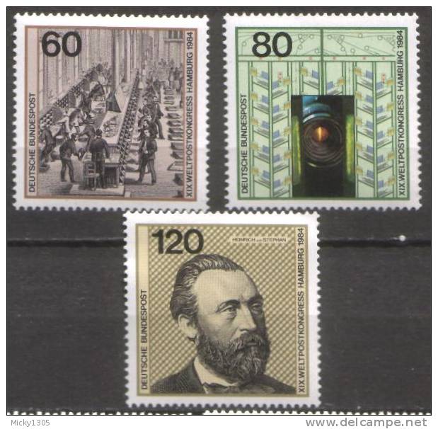 Germany - Mi-Nr 1215/1217 Postfrisch / MNH ** (A175) - U.P.U.