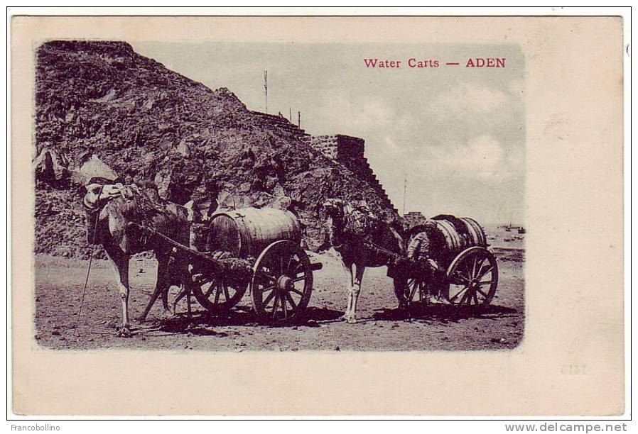 ADEN / YEMEN / ARABIE - WATER CARTS - Yémen