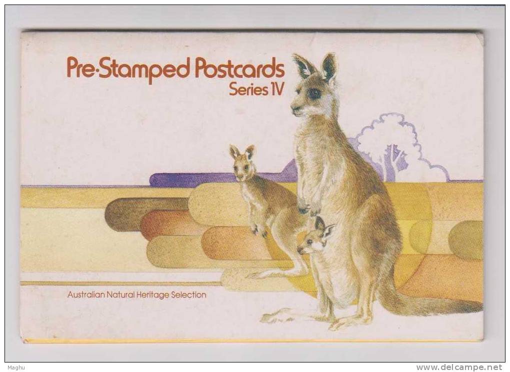 AUSRTALIA-Natural Heritage Selection-Pre-Stamped Postcard- Series IV--set Of 6--postal Stationery - Postal Stationery