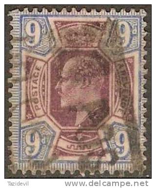 GREAT BRITAIN - 1902 9d King Edward VII. Scott 136. Used - Usati