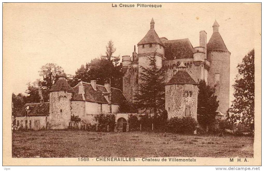 CPA - 23 - CHENERAILLES - Château De Villemonteix - 997 - Chenerailles