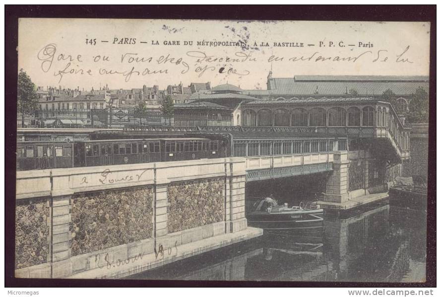 Paris : La Gare Du Métropolitain à La Bastille - Nahverkehr, Oberirdisch