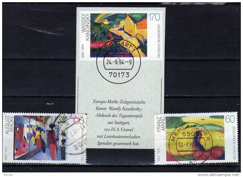 Geschenk-Buch Edition 1994 Sorgenkind Deutschland 6 Serien BRD 1522/5-1707/8 o 40€ book with stamps document of Germany