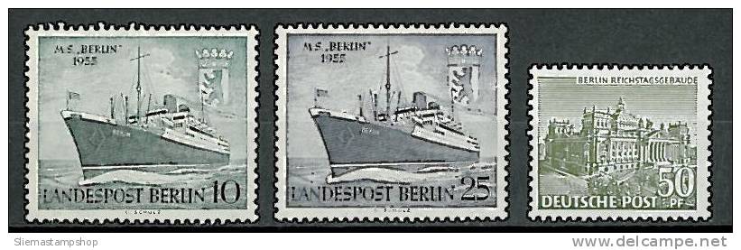 GERMANY BERLIN - 1949 SHIPS & VIEWS 50p - V1324 - Ungebraucht