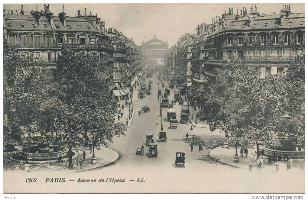 Cp , 75 , PARIS , Avenue De L'Opéra - District 09