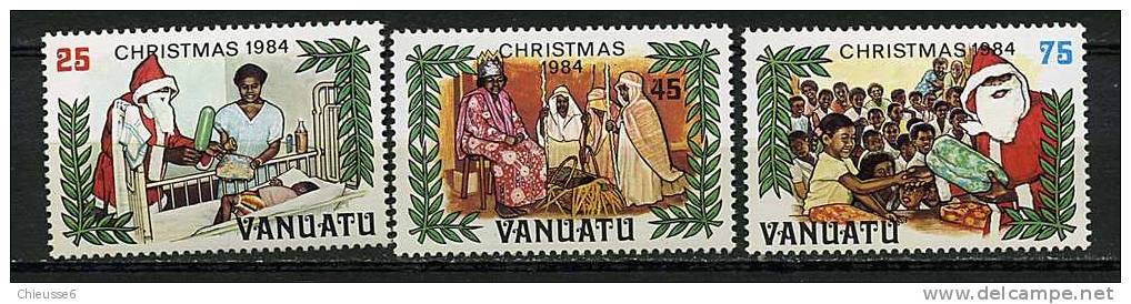 Vanuatu ** N° 702 à 704 - Noël - Vanuatu (1980-...)