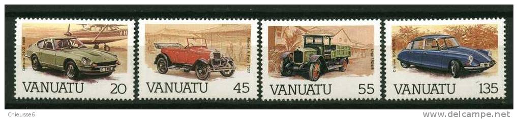 Vanuatu ** N° 755 à 758 - Automobiles - Vanuatu (1980-...)