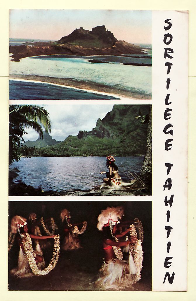 Peu Commun SORTILEGE TAHITIENNE Groupe HEIVA Danseuse LEA AVAEMAI FILM Tourné à TAHITI 14.02.1973 ¤  VERONESE 23 ¤ CPDOM - Tahiti