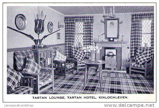 TARTAN HOTEL Kinlochleven  - Inverness Shire SCOTLAND - Inverness-shire