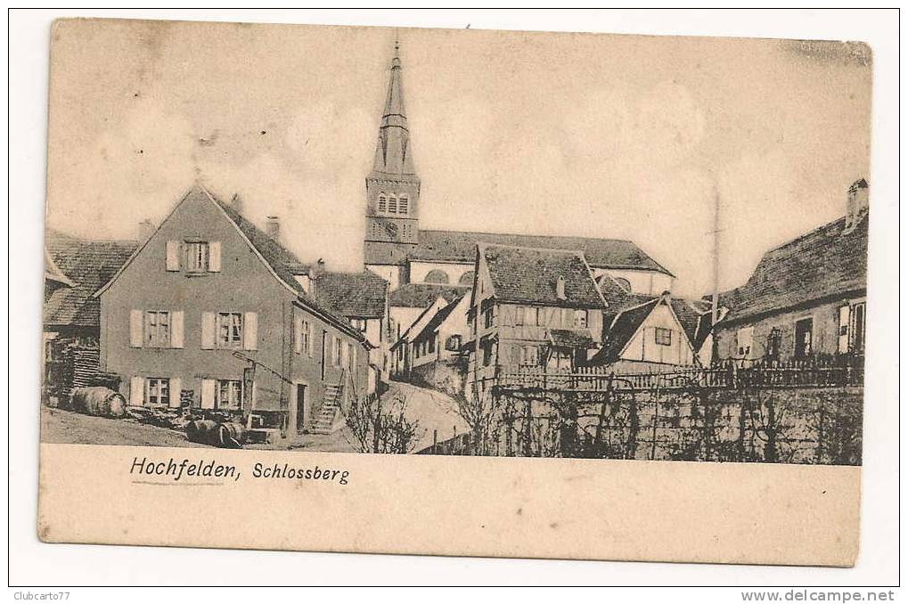 Hochfelden (67) : Le Hameau De Sclossberg Avec Gasthaus à G Environ 1915. - Hochfelden