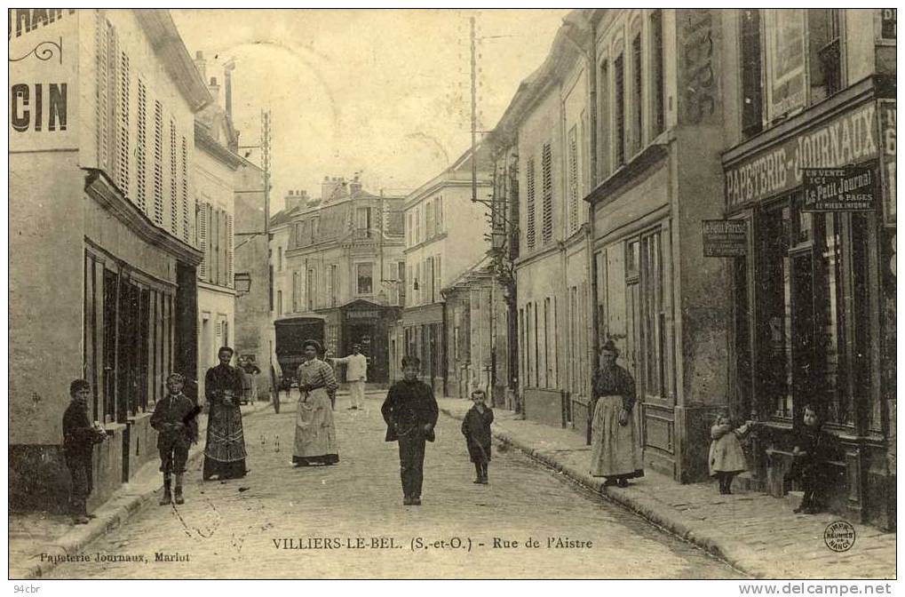 CPA (95) VILLIERS LE BEL   Rue De L Aistre - Villiers Le Bel