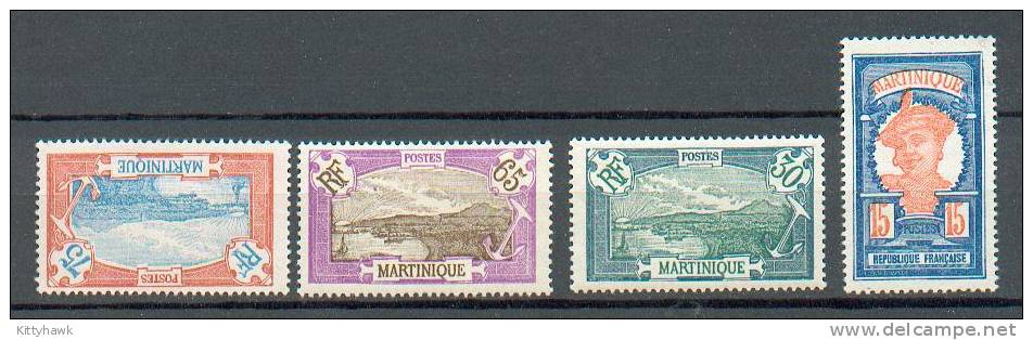 MART 154 - YT 120-121-122  * - 123 NSG - Unused Stamps