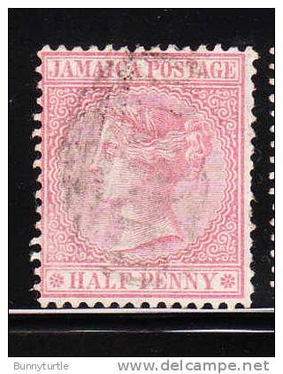 Jamaica 1872 Queen Victoria 1/2p Used - Jamaica (1962-...)