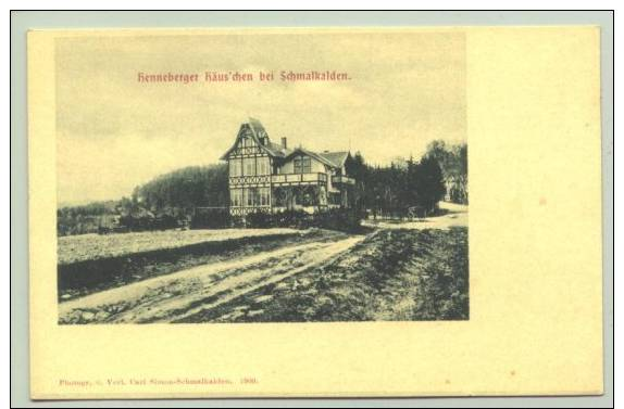 Schmalkalden 1900 (intern : 1025056) - Schmalkalden