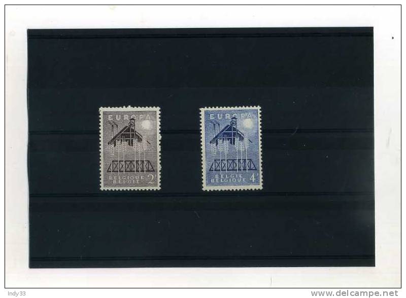 - TIMBRES EUROPA 1957 . BELGIQUE - 1957