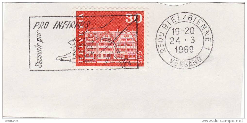 1969 -  Biel/Bienne - Pro Infirmis - Postage Meters