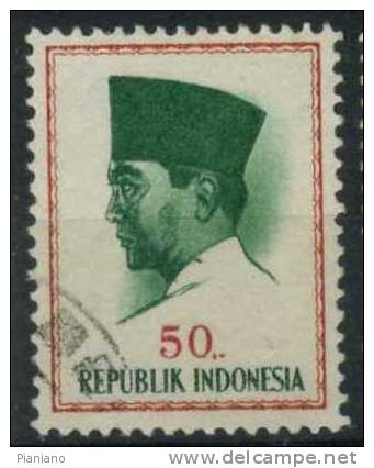 PIA - INDONESIE - 1963-64 : Président Sukarno - (Yv 368) - Indonésie