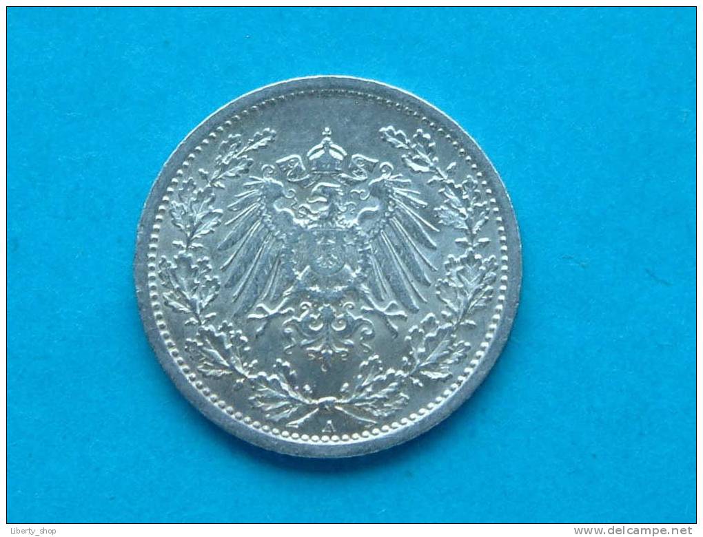1913 A - 1/2 MARK ( Silver ) / KM 17 ( For Grade, Please See Photo ) ! - 1/2 Mark