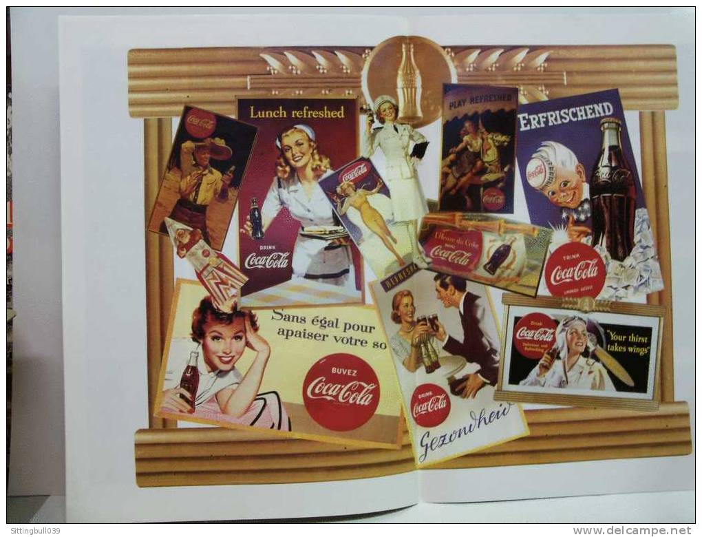 TINTIN Et Coca-Cola 1 Rêve Américain Mag De L´Expo Coca 87 Personnages Hergé Apparaissent En Ombres Chinoises+Père Noël - Objets Publicitaires