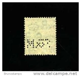 GREAT BRITAIN - 1924  BLOCK CYPHER  10 D.   PERFIN   - MXX -   USED - Gezähnt (perforiert)