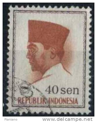 PIA - INDONESIE - 1966-67 : Tp De 1963-64 Surchargé - (Yv 462) - Indonésie