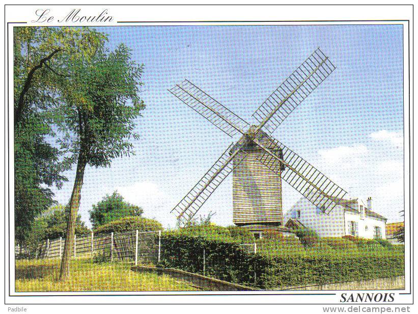 Carte Postale 95.  Sannois  Le Moulin Et La Maison Du Meunier Trés Beau Plan - Sannois