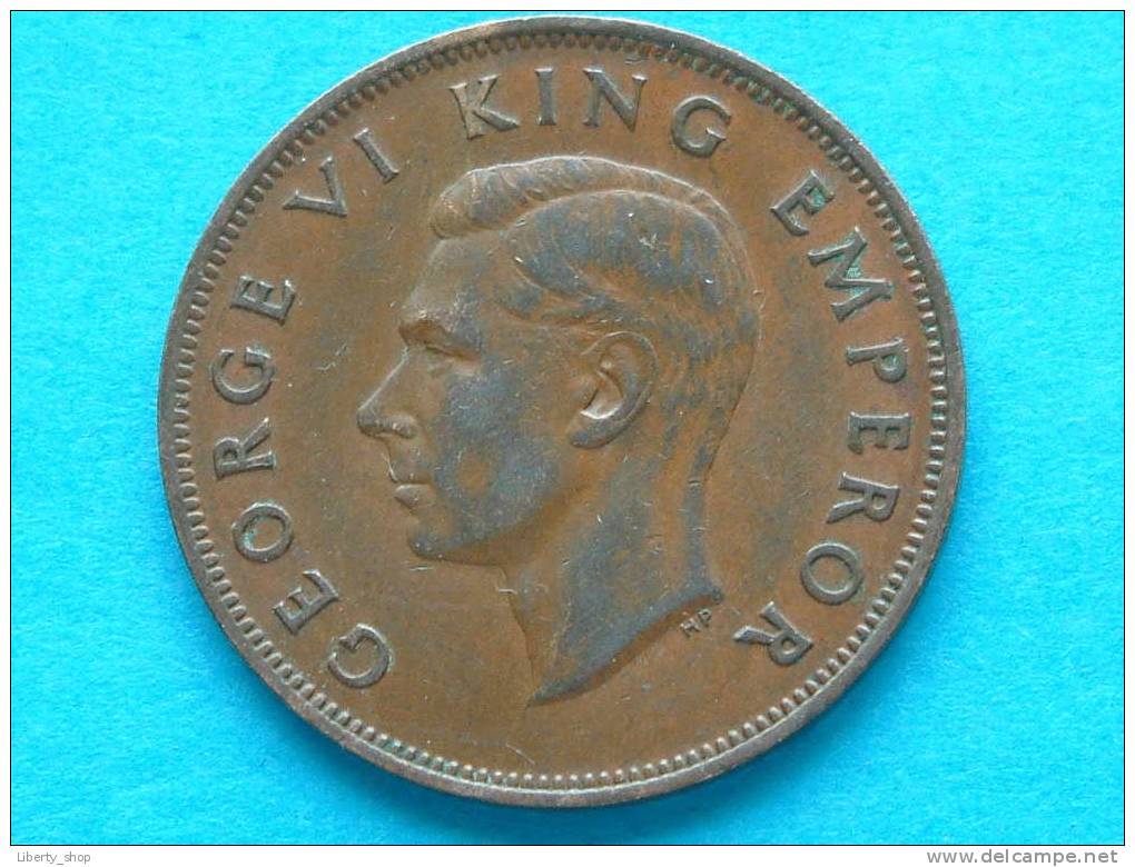 ONE PENNY 1945 / KM 13 ( For Grade, Please See Photo ) ! - Nuova Zelanda