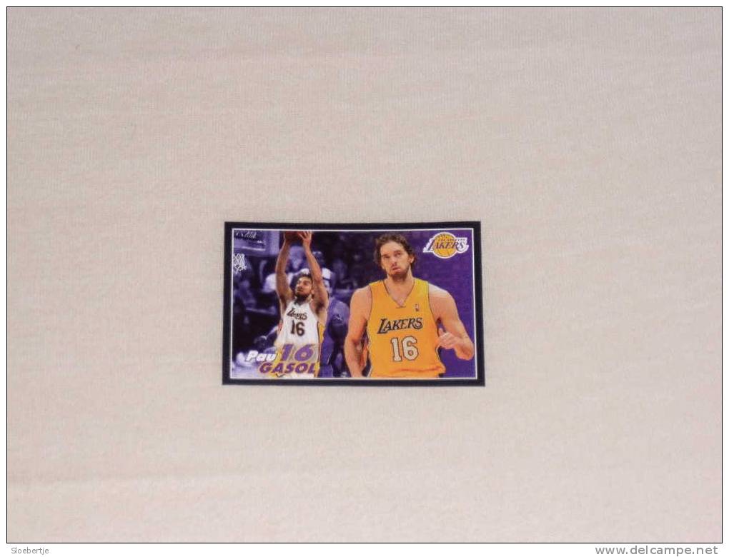 Pau Gasol - N° 283 - Panini 2009-10 NBA Basketball Stars - 2000-Now