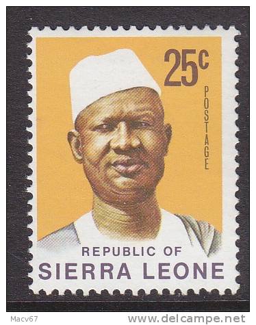 Sierra Leone 431   ** - Sierra Leone (1961-...)