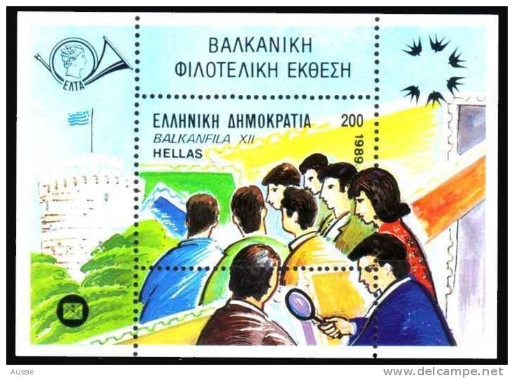 Grèce Griekenland 1989 Yvertn° Bloc 7 *** MNH   Cote 5,00 Euro Balkanfila XII - Blocs-feuillets
