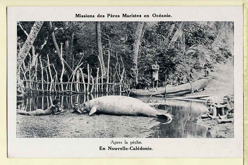 MISSIONS OCEANIE PERES MARISTES Lamentin APRES PECHE NOUVELLE CALEDONIE 1910s¤ Sous Procure MISSIONS ¤ CPDOM 4672AA - New Caledonia