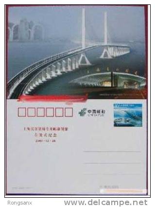 2009 CHINA PP 192 SHANGHAI CHANGJIANG Tunnel-bridges P-CARD - Postcards