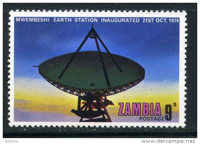 ZAMBIA 1974 Earth Station (odd Value) Yvert Cat. N° 130  Absolutely Perfect MNH ** - Zambia (1965-...)