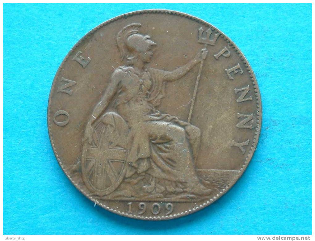 1909 PENNY / KM 794.2 ( For Grade, Please See Photo ) ! - D. 1 Penny