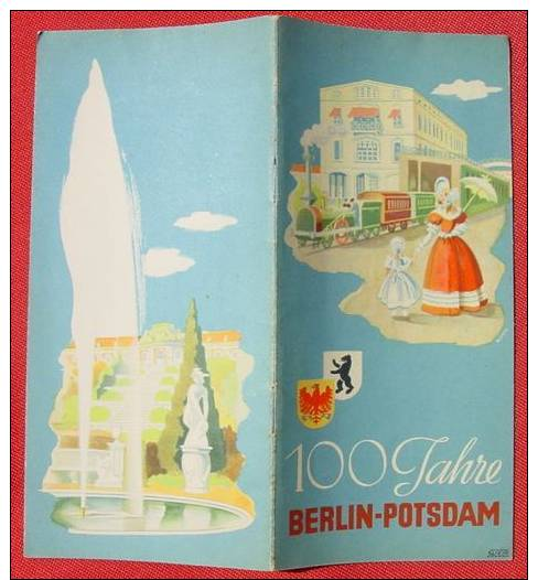 100 Jahre Berlin-Potsdam. Jahrhundert-Feier 1938 (0082540) - Berlin & Potsdam