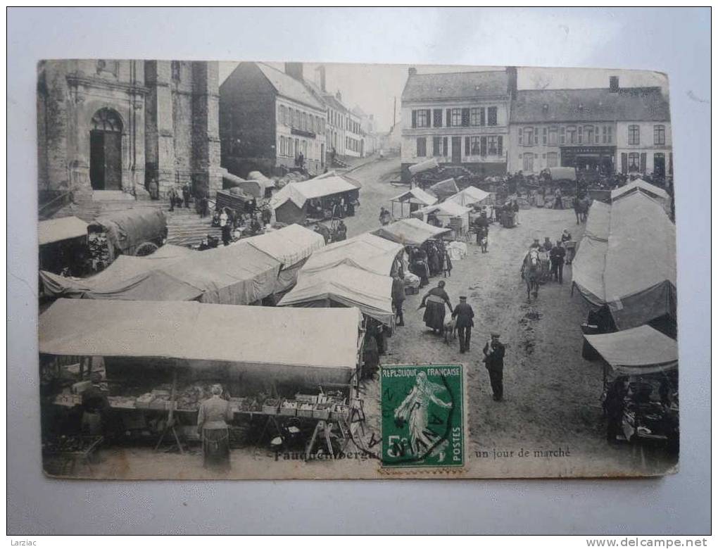 Fauquembergues Un Jour De Marché - Fauquembergues