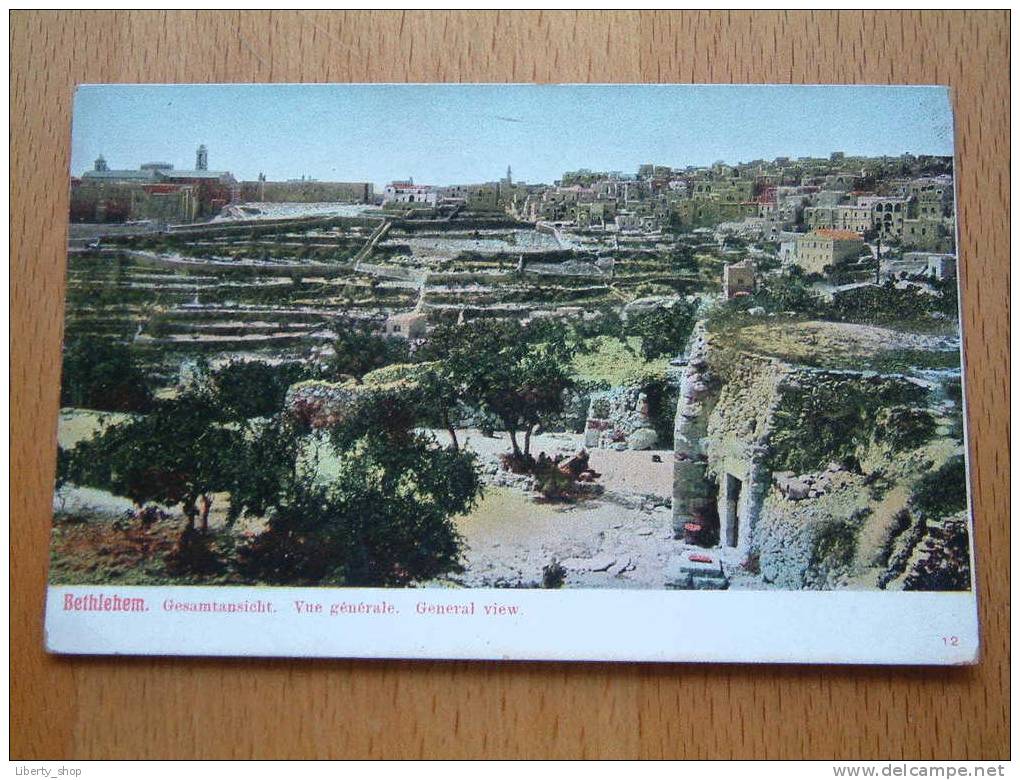 BETHLEHEM - GENERAL VIEW / Anno 1936 ( Zie Foto Details ) !! - Israel