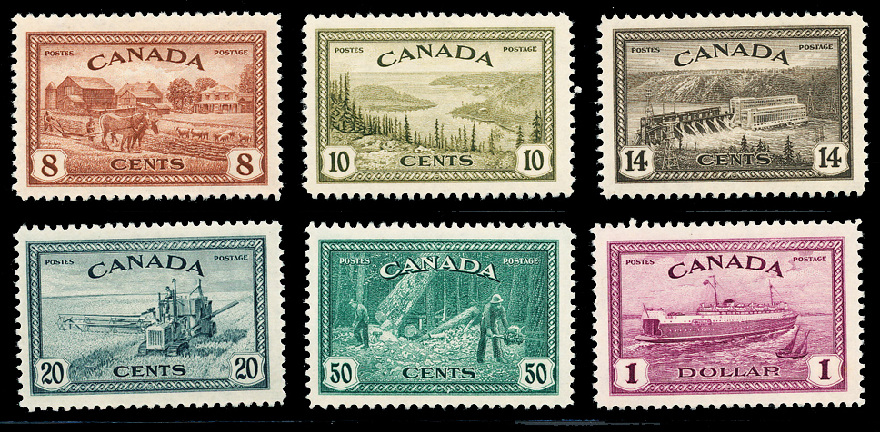 Canada (Scott No. 268-73 - Série De La Paix / Peace Issue) [*] - Ongebruikt