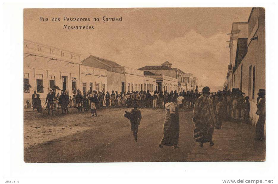 ANGOLA (PORTUGAL)  - MOSSAMEDES - RUA DOS PESCADORES NO CARNAVAL CARNIVAL ETHNIC SCENE - Angola