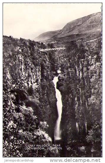 CORRY HALLOCH Nr. Loch Broom Ullapool - REAL PHOTO PCd - Ross & Cromarty - SCOTLAND - Ross & Cromarty