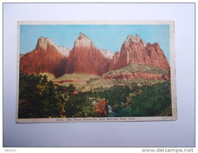 US -Utah -The Three Patriarchs ,Zion National Park Utah   -   Ca  1910's - G -  D64871 - Other & Unclassified