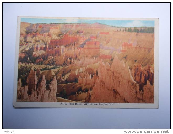 US -Utah -The Silent City - Bryce Canyon - Utah -   Ca  1910's - VF -  D64878 - Otros & Sin Clasificación