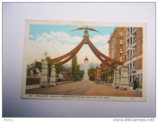 US -Utah -Eagle Gate - Salt Lake City  -Utah  -   Ca  1910's - VF -  D64885 - Other & Unclassified