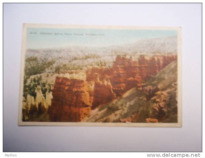 US -Utah -Cathedral Spires -Bryce Canyon  -Utah  -   Ca  1910's - VF -  D64886 - Other & Unclassified